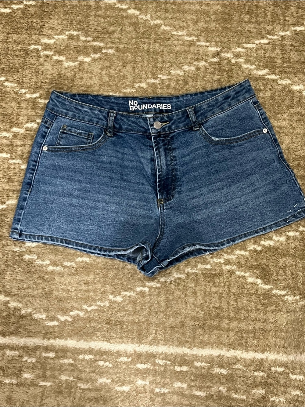 No Boundaries Indigo Blue Denim Shorts